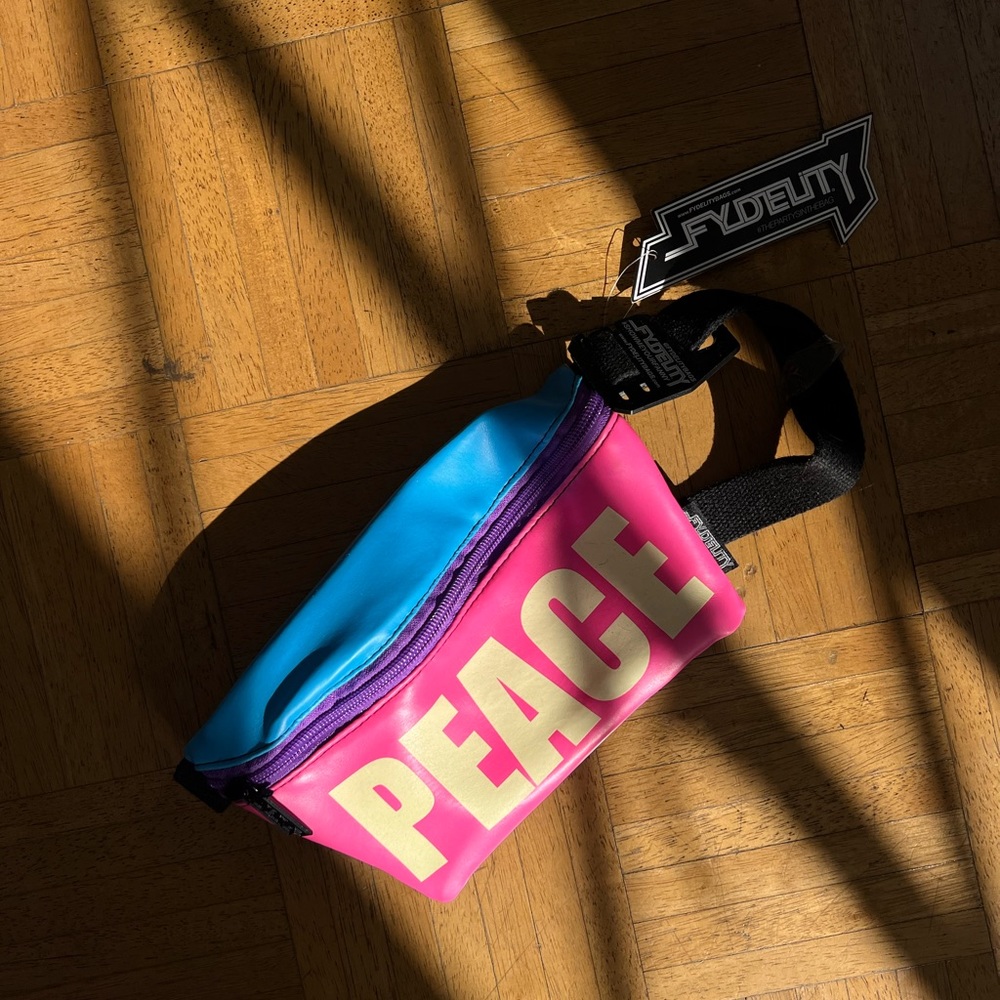 Pink and blue Fanny pack - new with tags